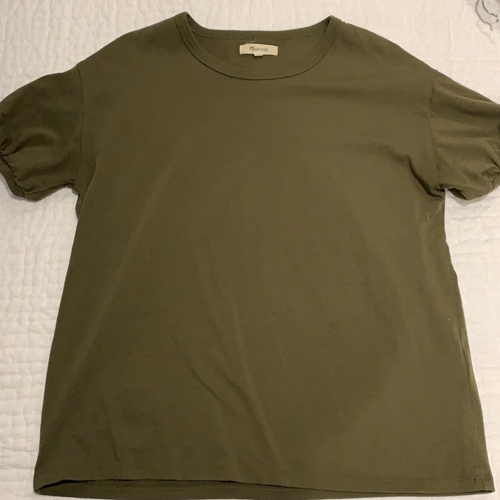 Army green Madewell tee